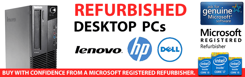 Refurbisher Banner Lenovo Desktop