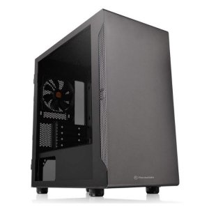 Thermaltake S100 Tempered Glass Micro ATX Case Black