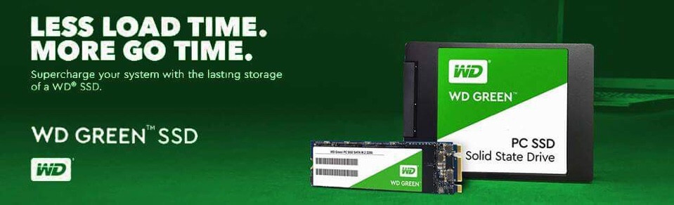 WD Green SSD Banner