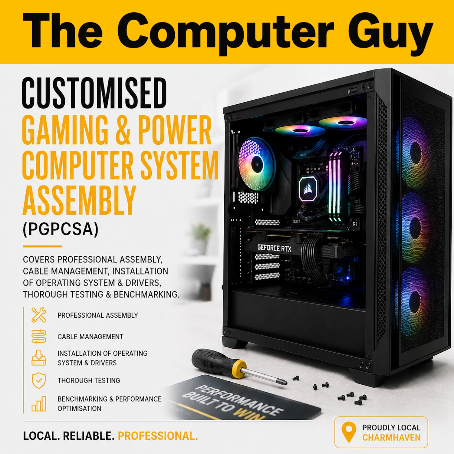 Customised Gaming & Power Computer System Assembly (PGPCSA)