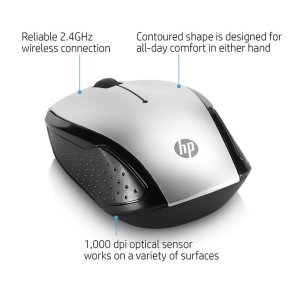 HP 201 Silver Wireless Mouse