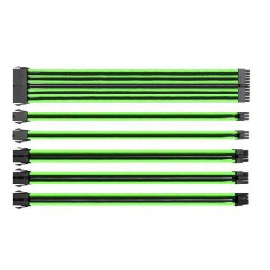 Thermaltake TT Mod Sleeved PSU Extension Cable Set Black & Green