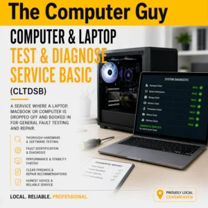 Computer & Laptop Test & Diagnose Service Basic (CLTDSB)