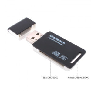 Simplecom CR201 Hi-Speed USB 2.0 2 Slot Card Reader