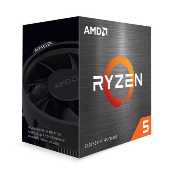 AMD Ryzen 5 5600X 6-Core AM4 3.70 GHz Unlocked CPU Processor + Wraith Stealth
