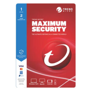 Trend Micro Maximum Security (2 Device for 1 Year)