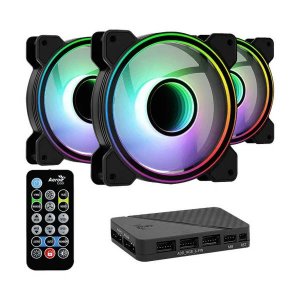Aerocool Mirage 12 Pro ARGB Pro 3 Pack (Hub and Controller Included)