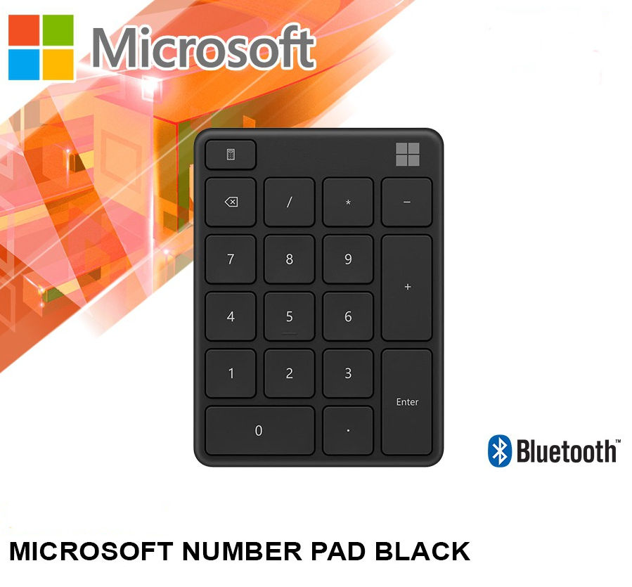 Microsoft Bluetooth Number Pad - Black