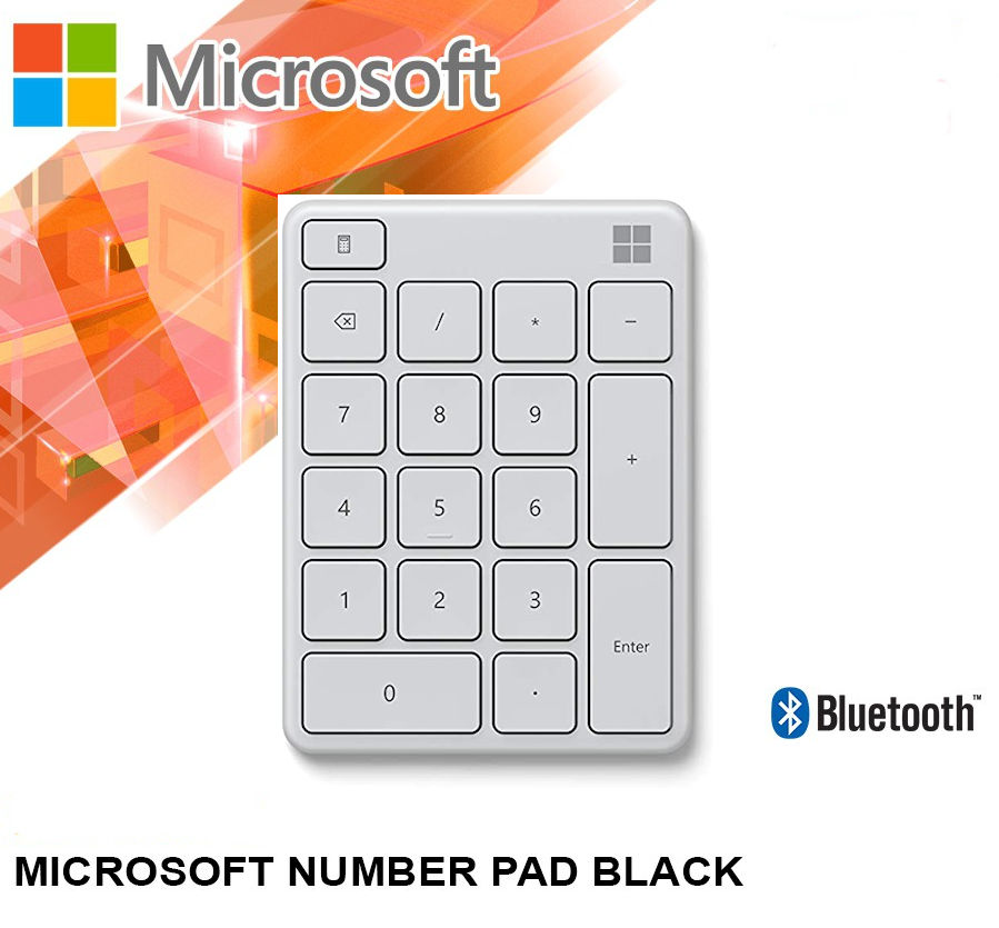 Microsoft Bluetooth Number Pad - Glacier