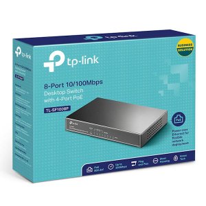 TP-Link TL-SF1008P 8 Port 10 100Mbps Desktop Switch With 4-Port PoE