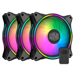 Cooler Master MF120 Halo ARGB 120mm Case Fan - 3 Pack with Controller