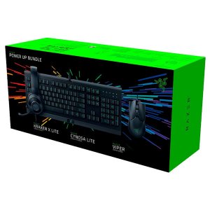 Razer Power Up Bundle - Cynosa Lite Keyboard, Viper Mouse, Kraken X Lite Headset