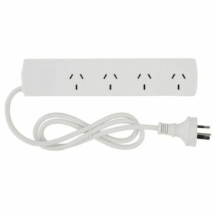 Arlec PB4PP 4 Outlet Powerboard with Overload Protection