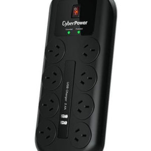 CyberPower Home Theater Series 8 Outlet + 2 USB Surge Protector & Powerboard