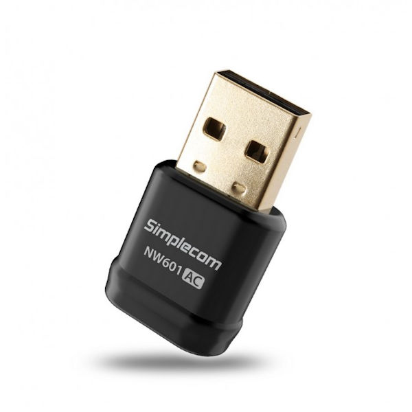 Simplecom NW601 Wi-Fi AC600 Dual Band USB Adapter