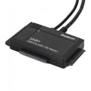 Simplecom SA491 USB 3.0 to SATA IDE Adapter + Power Supply