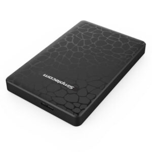 Simplecom SE101 Tool-Free 2.5" SATA to USB 3.0 HDD SSD Enclosure Black