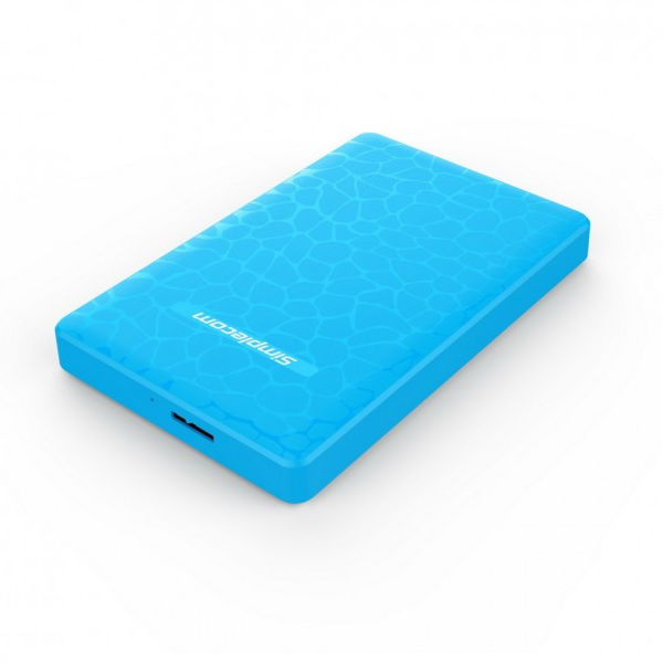 Simplecom SE101 Tool-Free 2.5 SATA to USB 3.0 HDD SSD Enclosure Blue