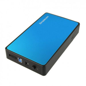 Simplecom SE325 3.5 SATA to USB 3.0 External Hard Drive Enclosure Blue