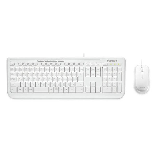 Microsoft Desktop 600 Keyboard & Mouse Combo - White
