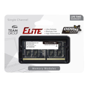 Team Elite 8GB 3200MHz CL22 Black DDR4 Laptop RAM Memory SoDimm