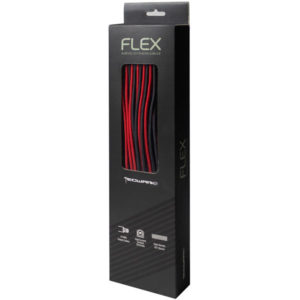 Tecware Flex Sleeved Extension Cables Set Black Red