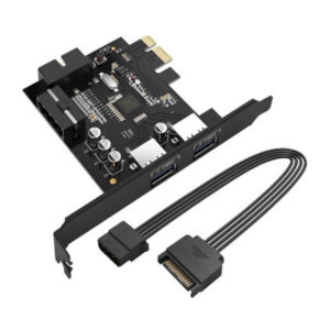 Orico 2 Port USB3.0 PCI-E Expansion Card with 1 x 19 Pin Slot