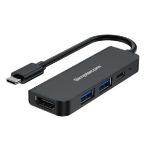 Simplecom CH540 USB-C 4-in-1 Multiport Adapter Hub USB 3.0 HDMI 4K PD