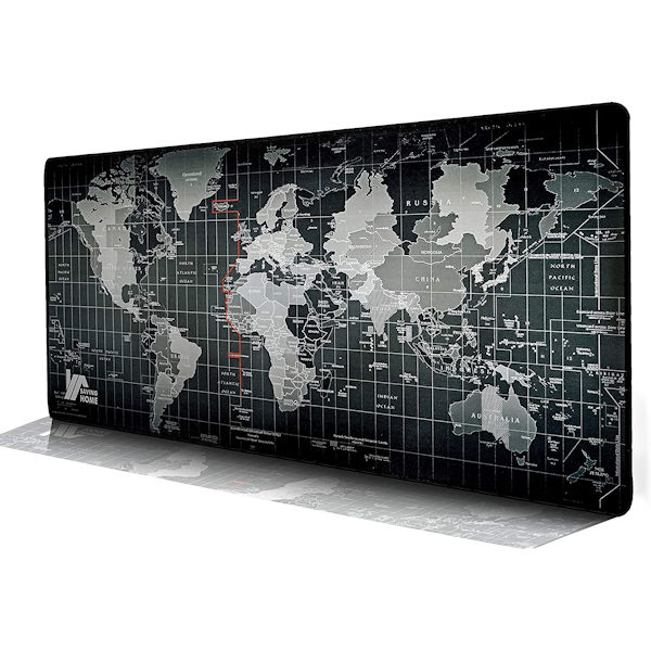 large world map mouse pad