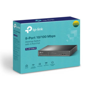 TP-LINK TL-SF1008LP 8-Port 10 100Mbps Desktop Switch with 4-Port PoE