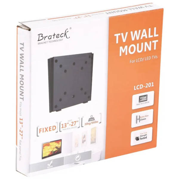Brateck 13-27 Fixed Wall Mount Bracket