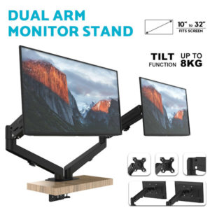 Advision Dual Gas Arm Monitor Stand