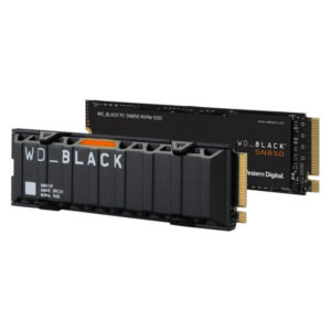 WD BLACK SN850 500GB NVMe M.2 Form Factor SSD with Heatsink