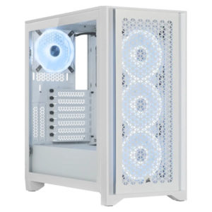 Corsair iCUE 4000D RGB Airflow QL Edition True White