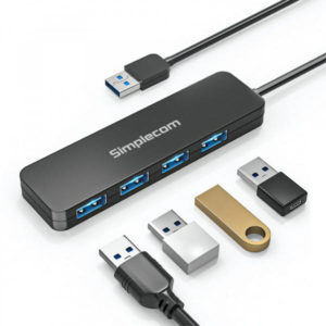 Simplecom CH342 Super Speed 4 Port USB Hub