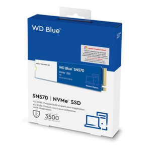 WD BLUE SN570 500GB PCIe Gen3 NVMe M.2 2280 SSD