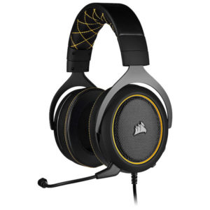 Corsair HS60 PRO Gaming Headset with 7.1 Surround Sound - Yellow