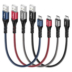 Fasgear Short USB C Cables 4 Pack