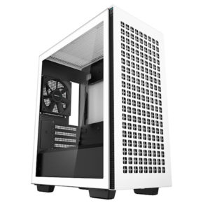DeepCool CH370 Tempered Glass Mini-Tower Case - White