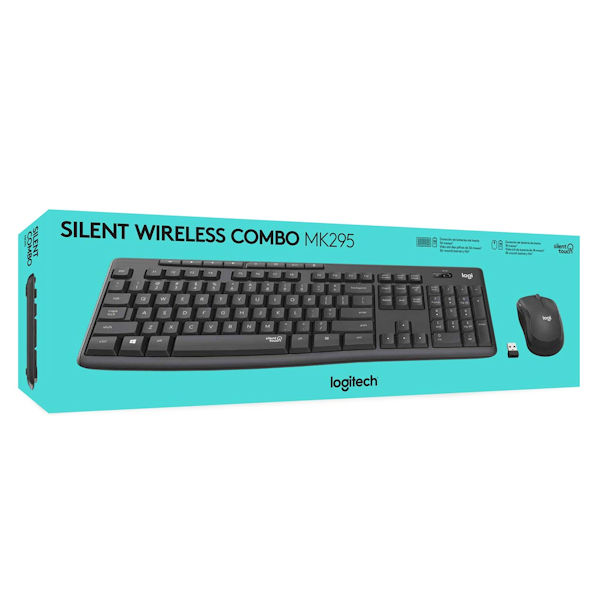 Logitech MK295 Wireless Silent Keyboard & Mouse Combo Box