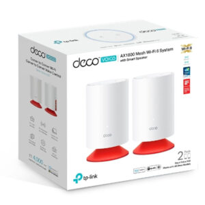 TP-Link Deco Voice X20 AX1800 Mesh Wi-Fi System with Smart Speaker (2 Pack)