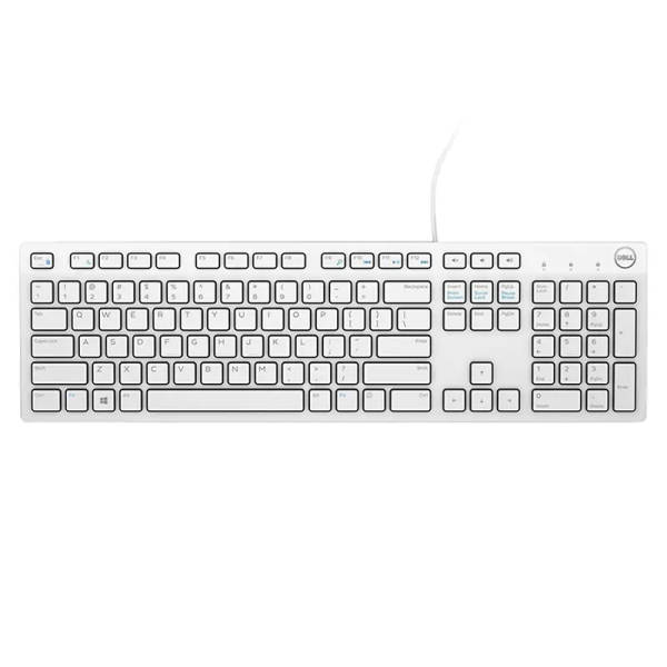 Dell KB216 Wired Multimedia Keyboard - White