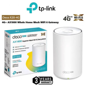 TP-Link Deco X20-4G AX1800 4G+ Wi-Fi 6 Home Mesh Gateway