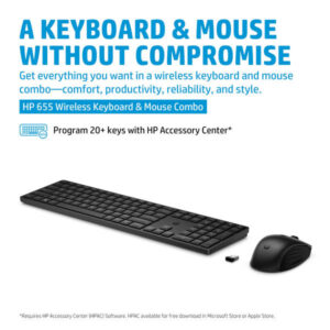 HP 655 Wireless Keyboard & Mouse Combo