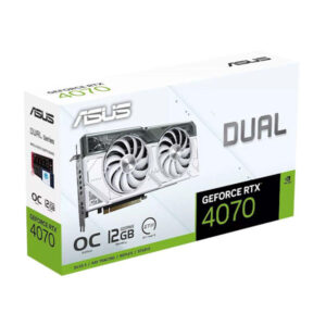 ASUS Dual GeForce RTX 4070 White OC Edition 12GB GDDR6X Graphics Cards