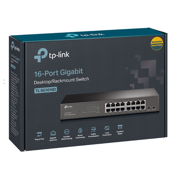 TP-Link TL-SG1016DE 16-Port Gigabit Easy Smart Switch