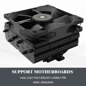 Thermalright Classic SI-100 Black 6 Pipe Low Profile CPU Cooler