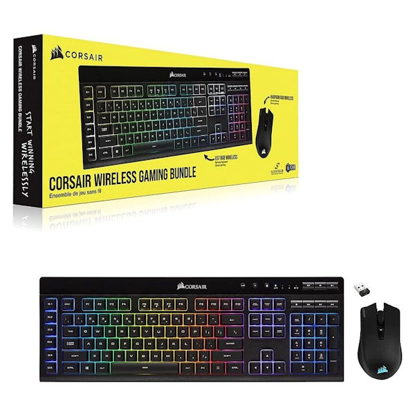 Corsair K57 RGB Wireless Gaming Keyboard & Harpoon RGB Mouse