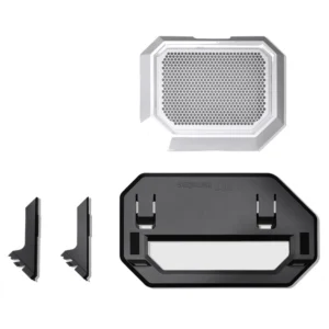 Designed for a quick setup—simply remove the original vertical feet and secure the stand and new panel to the chassis.