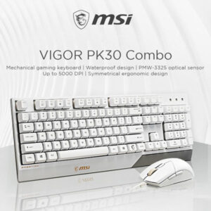 MSI VIGOR PK30 Gaming Keyboard & Mouse - White